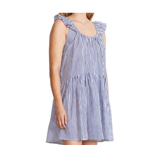 Apiece Apart dress Veder striped mini minidress size X-Large XL - Picture 1 of 5